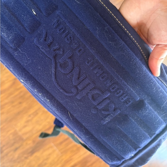 Kipling Sport Backpack in Deep Blue and Gold - Picture 5 of 7